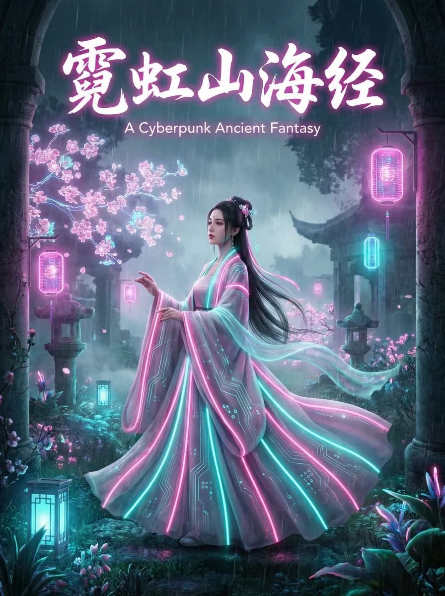 最新中文乱码字字幕在线 古风奇缘短剧 - 霓虹山海经海报